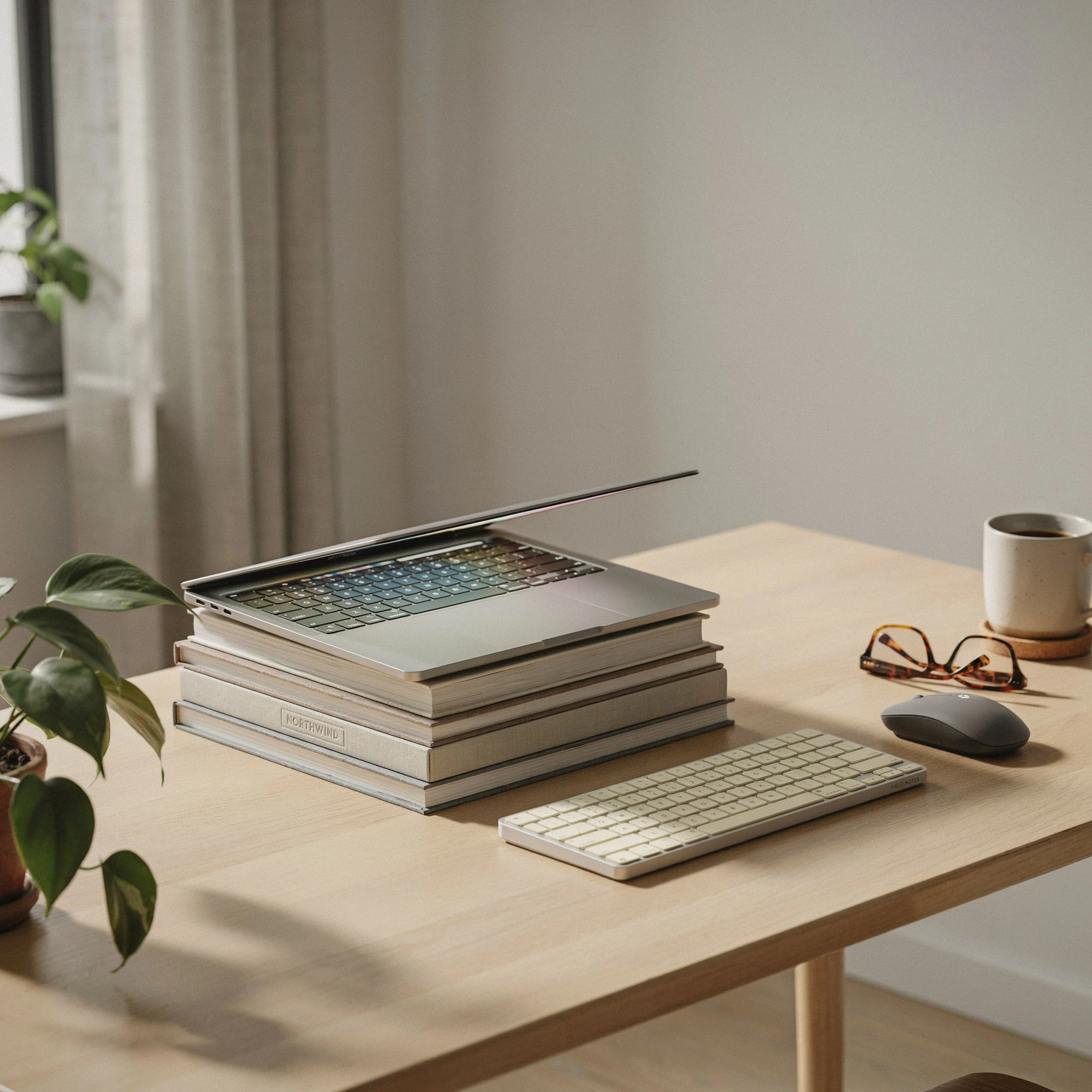 Simple home office setup built in under 1 hour using things already at home — beginner remote work setup 2026
