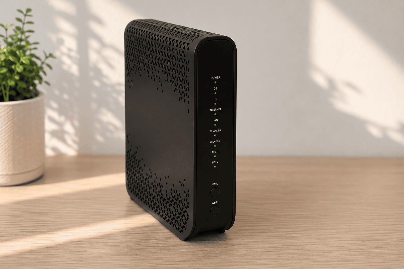 Home internet router and Ethernet setup for remote work