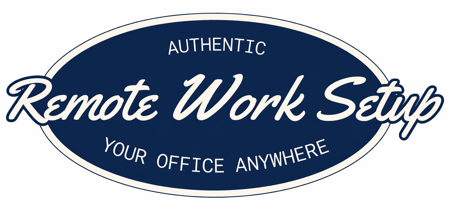 remote work setup logo